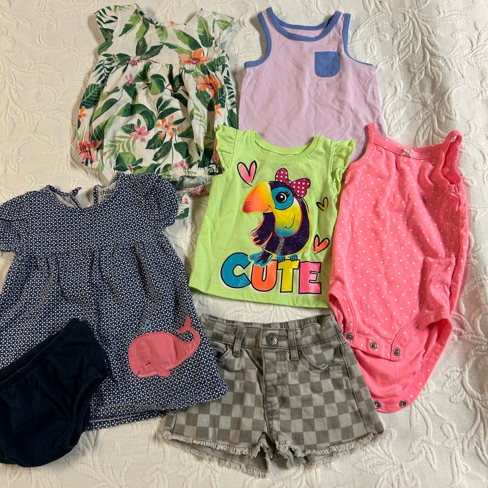 Old Navy Kids Jumpsuits & Rompers Set - Multicolor. LOT of romper, tanks,onesies